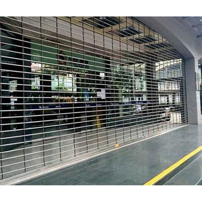 China Security Long Life Time Factory Customized Automatic Security Shutter Steel Roll Up Grille Door For Super Mall for sale