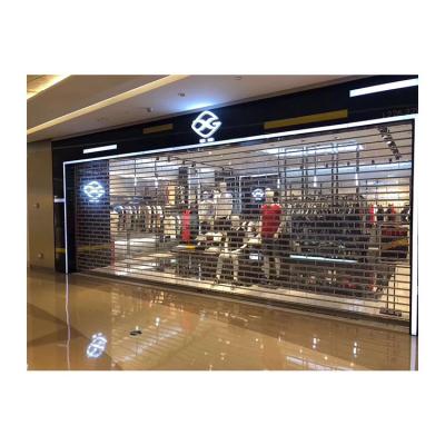 China Anti Theft Economical Buying Transparent Roller Doors Polycarbonate Rolling Shutters for sale