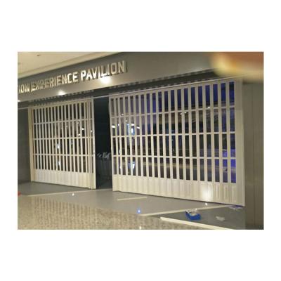 China Modern Quality Assurance Sliding Shutter Horizontal Shop Front Folding Aluminum Plastic Doors for sale