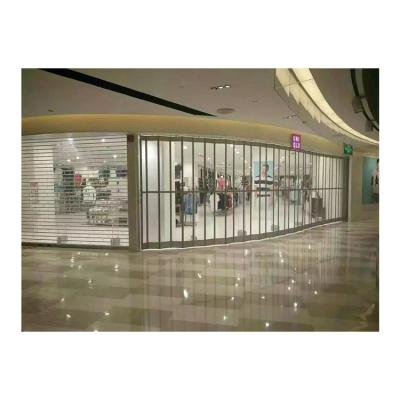 China Modern hot sale plastic accordion doors shop shutters polycarbonate transparent folding door for sale