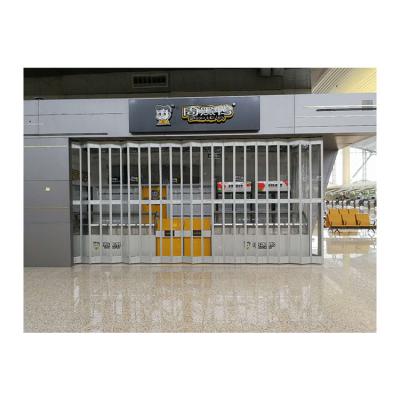 China Modern Simple Install Doors Plastic Transparent Polycarbonate Interior Accordion Folding Door for sale