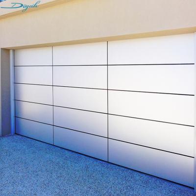 China Alucobond Insulated White Overhead Door Up And Over Garage Doors Factory Price for sale