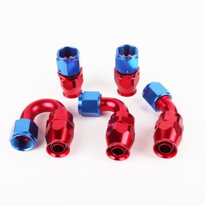 China Automotive Parts Performance Aluminum 90 Degree An12 An12 Forged High Elbow Fuel Fittings for sale