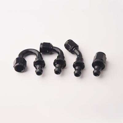 China Automotive Parts High Performance Aluminum 45 Degree Thrust On Pipe End Fitting for sale