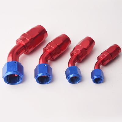 China Aluminum Alloy An6 Oil Cooler Straight Hose End for sale