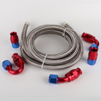 China Nylon High Pressure Automotive Rubber Flexible Fuel An10 S.s Braided Line Oil Hose for sale