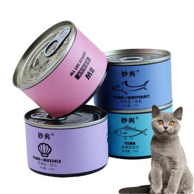 China Sustainable Supply Cat Food Canned Cat Food Wet Natural Material Organic Cat Food Cans From Factory for sale