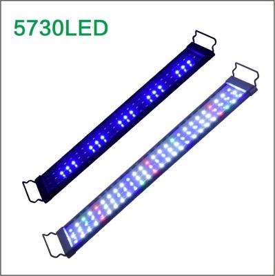 China 7 Size Viable 5730 LED Aquarium Light Bars With Extendable Brackets for sale