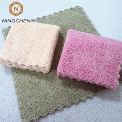 China Fabric 500GSM Eagle Edgeless Professional Korean Super Compressed Coral Plush Fleece Microfiber Detailing Towels for sale