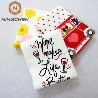 China Hot Sale Factory Wholesale Custom Print Kitchen Tea Towels QUICK DRY in Bulk for sale