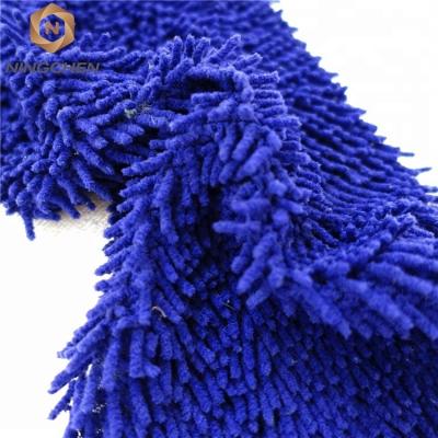 China Viable Hot Sales Chanille Fabric Factory Polyester Door Mat Making Machine Carpet Cover Microfiber Chenille Shaggy Cloth for sale