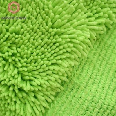 China Viable Cheap Microfiber Chenille Rug Factory Manufacturing Shaggy Fabric for sale