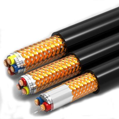 China 200 Degree Heat Resistance Original HV Power Cable Manufacturers 300V 750V 35MM PVC XLPE Insulated Electrical Aluminum Line Shielded Copper Wire Cable for sale