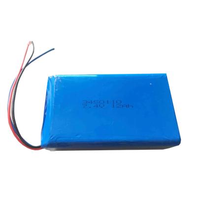 China 3450110 3.7V 12000mAh/NCA Battery NCM Rechargeable Li Ion Pocket Battery 2S 7.4v Pocket Custom Battery 21*52x113mm for sale