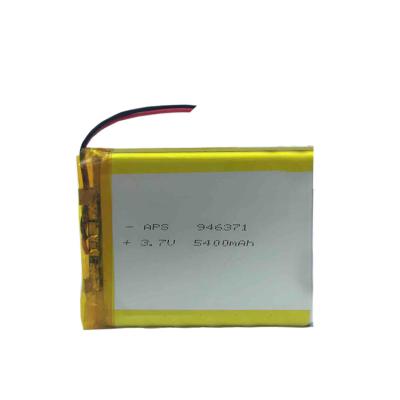 China Shenzhen 94637 3.7v 5400mAh Rechargeable Battery Pack Energy Storage Battery Polymer Cell For Electrical Devices And Equipme 9.4*63*71mm for sale