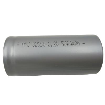 China toys Shenzhen 32650 battery 3.2v 5000mAh cylinder lfp battery lifepo4 rechargeable battery cell for led light for solar storage for sale