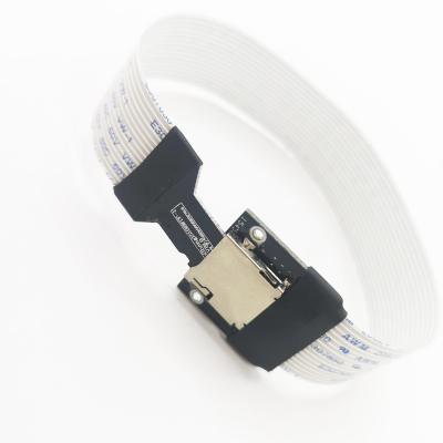 China Gold Plated/Tinplate FPC Supplier Micro SD Copper Standard Mini Card SD SIM Extended Supplement Extension Cable for sale