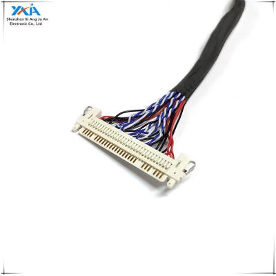 China Electronic 8 Bit LVDS Controller Cable FIX-30 Pin 2ch For LCD / LED Panel 25cm 17-26 Inch for sale