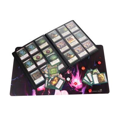 China Use in office/home/school sorting boxes customize printing 9 pocket trading card album folder black card storage pages collector coin holder for sale