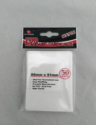 China BIODEGRADABLE Custom Matte Solid Color Deck Protectors For Mtg for sale