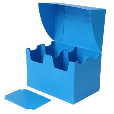 China Biodegradable Custom Hard Deck Box For MTG TCG Card Sleeves Can Hold 100+ Game Card Sleeves With Divider for sale