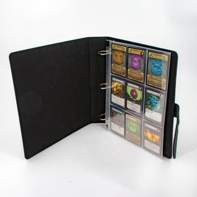 China Mini Padfolio Photo Album Plastic pp Cartoon Ring Binder MTG Yugioh Rings Card Collection for sale