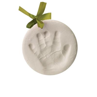 China Wooden Hand Footprint Baby Kit Ornament Print Paw Hanging Keepsake for sale