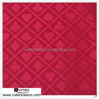 China 1.5Meter Width Gear Waterproof Cloth Layout Waterproof Poker Fitted Red Color for sale