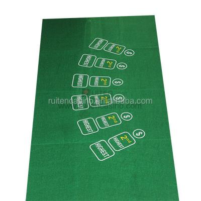 China Homestyle Poker Table Top Felt Hometyle Pai-Gow Poker Felt for sale