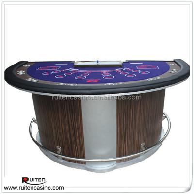 China Luxury MDF Blackjack Table Casino Table 218cm Poker Table for sale