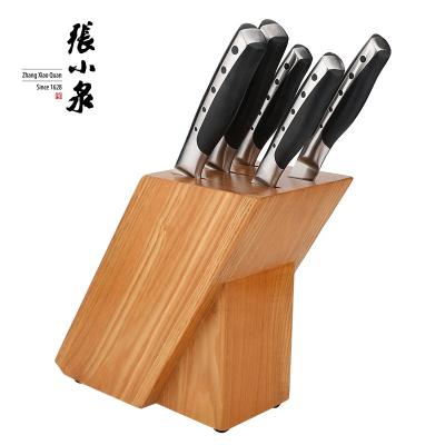 China Sustainable decorative cookware set kitchen knife set stainless steel kitchen knife set with block for sale