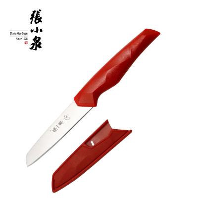 China Viable newcomers 2021 3.5 inch stainless steel fruit paring knife with plastic handle for sale