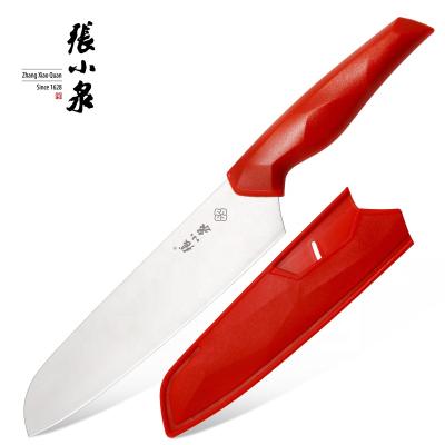 China Viable Multicolor Collectible Handle Kitchen Plastic Chef Knife With Blade Guards for sale