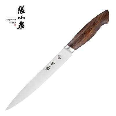 China Disposable Daily Kitchen Cut Use 8 Inch Carving Slicing Knife With Wood Grain Handle for sale