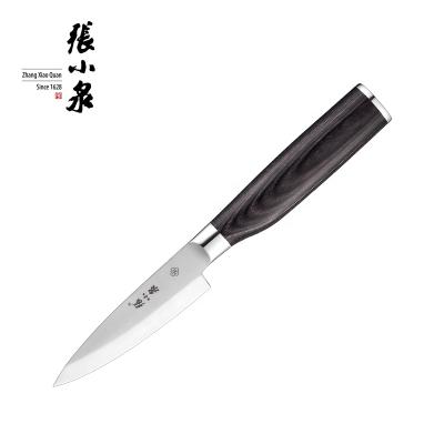 China Disposable 1.4116 German Steel Paring Knife With Pakka Wood Handle for sale