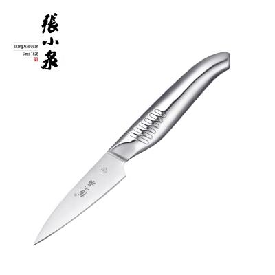 China Best Choice Viable Stainless Steel Handle Hollow Paring Knife 3.5 Inch Fruit Knife for sale