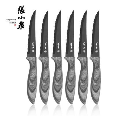 China Durable Blade Non-Stick Steak Knives Set Dishwasher Safe 4.5