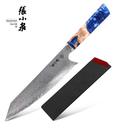 China Amazon Viable 8 Inch Kiritsuke Knife Damascus Chef Knife Kiritsuke Wooden Handle Chef Knife for sale