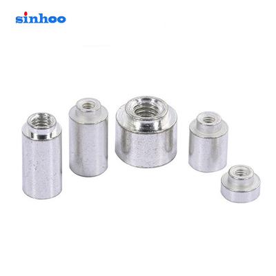 China PCB SMD SMTWE-M2-7ET Carbon Steel Tin Plated SMT Standoff SMT Nut For PCB With Coil for sale