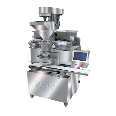 China High efficiency multi function automatic encrusting machine for double cookie mooncake stuffed cookies à venda