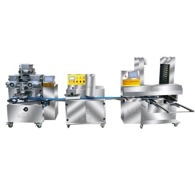 중국 High Efficiency Automatic Stuffed Cookies Mooncake Forming Machine Encrusting Machine 판매용