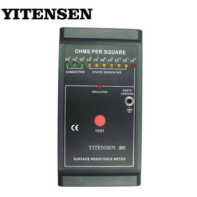 China YITENSEN 385 Cheaper Price Mini Digital Surface Resistance Meter Tester 130mm*70mm*25mm for sale