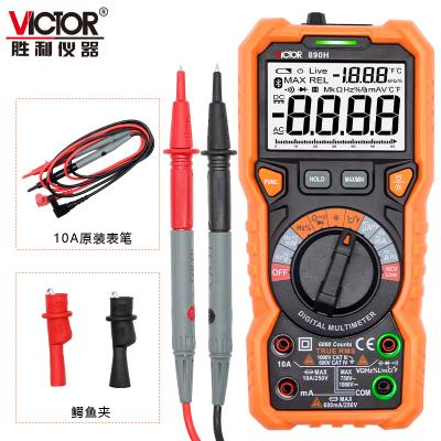 China VICTOR 890H 6000 ABS Materials Auto Ranging Digital Multimeter Counts 59 *36mm for sale