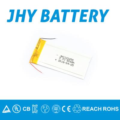 China Kids Watch Ultra Thin 3.7V Lipo Battery, Thin Film Lithium Battery, Rechargeable Battery Li-ion 180mAh for sale