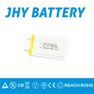 China Rechargeable Ultra Thin Bluetooth Earphone Lipo Battery For Smart Card for sale