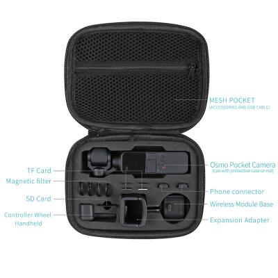 China Small Osmo Pocket Handheld Camera Accessories Case Hard Shell Protective External PVC Storage Bag SUREWO for DJI Osmo Pocket for sale