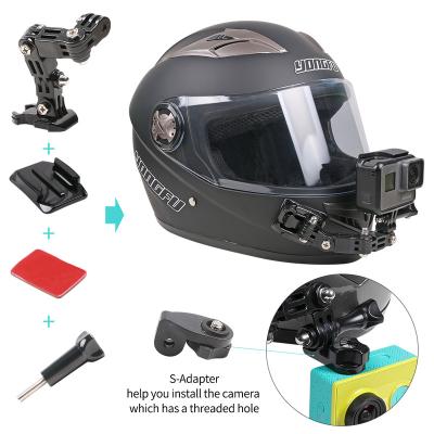 China Connect helmet and gopro camera. SUREWO Gopro camera gopro motorcycle helmet mount for gopro hero 7 accessories for sale