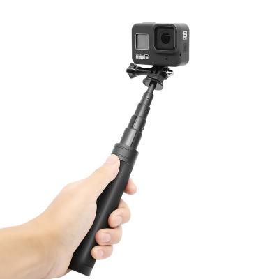 China SUREWO Vlog Selife Alloy Stick Tripod Aluminum Portable Mount for Gopro 9/Gopro Max Black/8/7/6/5 Black,DJI Action Camera and More for sale