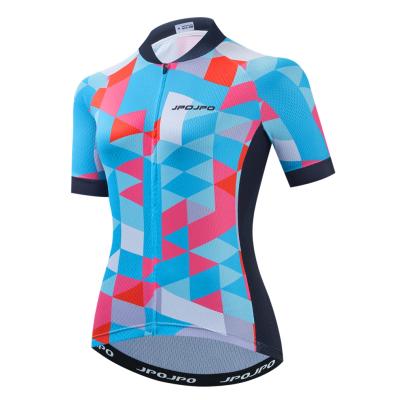 China Breathable Women's Tank Top Road Bike Cycling Outerwear Bike Short Sleeve Green Shirts MTB Cycling Tops for sale