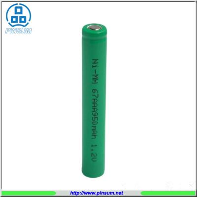 China Ni-MH rechargeable battery 1.2V 67AAA950mah for sale